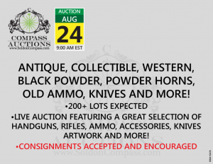 August collectible antique firearms ammo knives auction