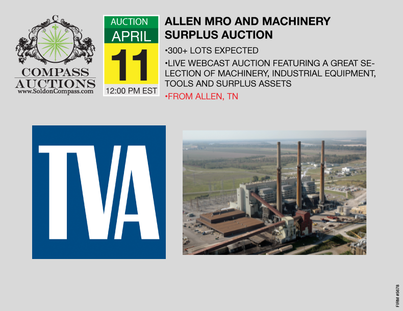 TVA – Allen Machinery and Store Room Surplus