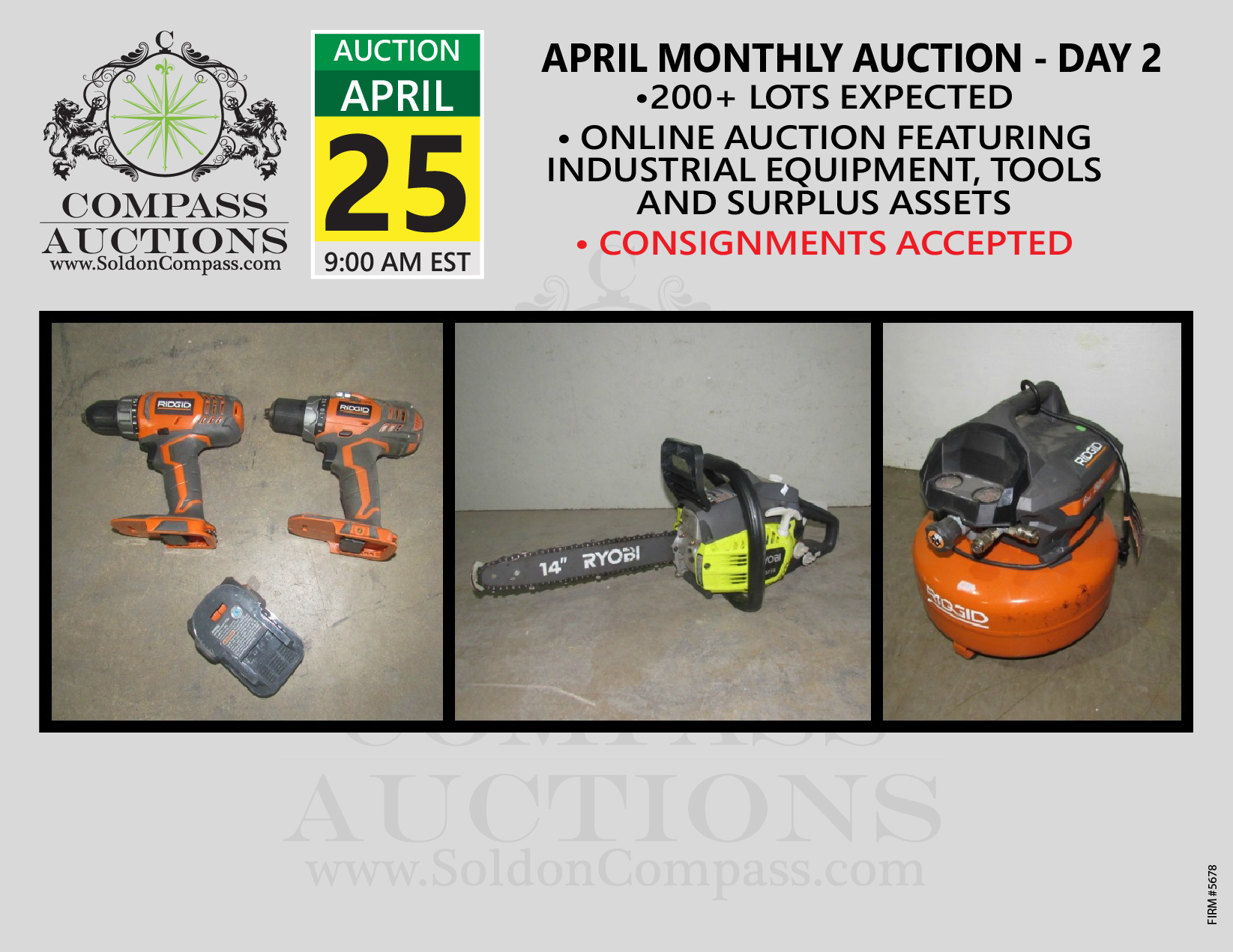 April Monthly Auction – Day 2