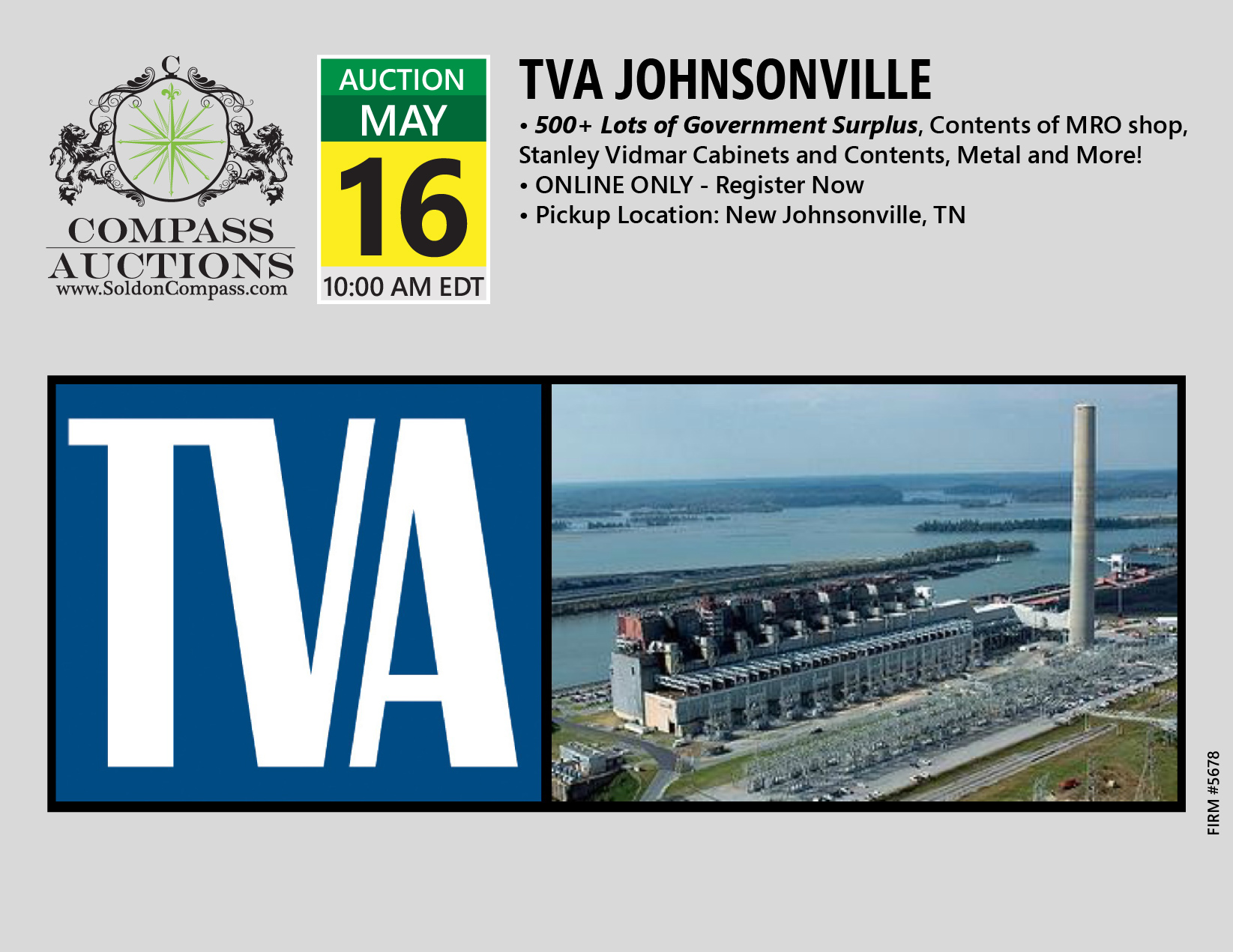 TVA Johnsonville – Government Plant Surplus